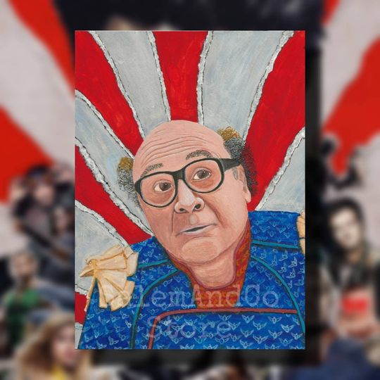 Discover Danny 'Trashlander' DeVito X Homelander The Boys Painting Print Wall Art