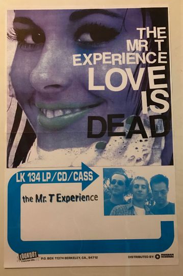 Discover The Mr. T Experience - 11 X 17 Promo Poster - Full Color - Lookout! Records - MTX