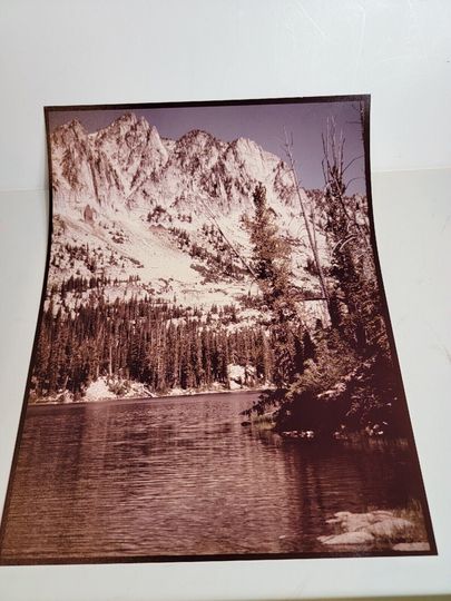 Discover Vintage 1970s Photograph Photo Picture Color VTG Oregon Mountains Lake Nature