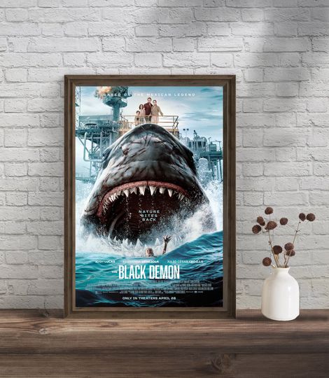 Discover The Black Demon Movie Poster- Silk Fabric Print -Art Poster for Gift -Home Decor