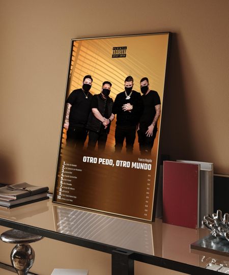 Discover Fuerza Regida - Otro Pedo Otro Mundo | Album Cover Poster For Home Wall Art