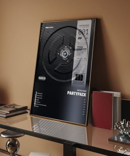 Discover PARTYNEXTDOOR - Partypack  Album Cover Poster For Home Wall Art