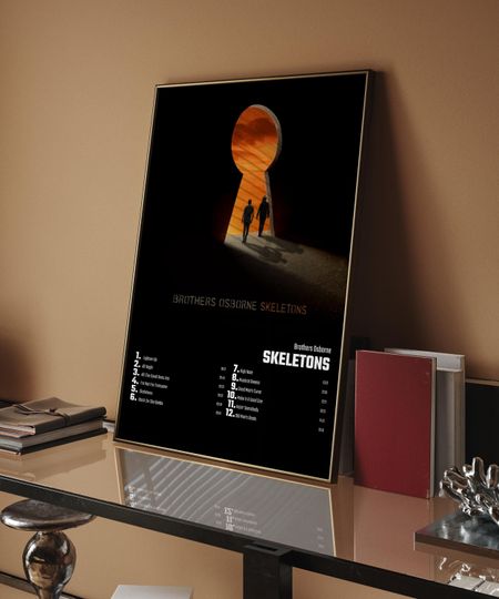 Discover Brothers Osborne - Skeletons  Album Cover Poster For Home Wall Art