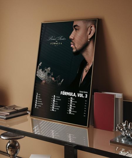 Discover Romeo Santos - Frmula, Vol. 3 | Album Cover Poster For Home Wall Art