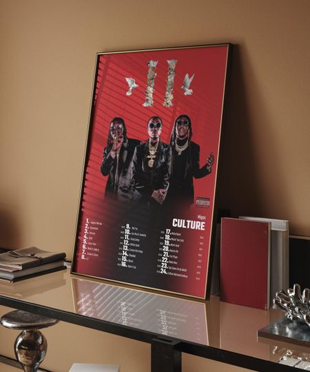 Discover Migos - Culture | Album Cover Poster For Home Wall Art