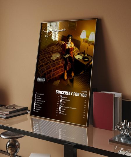 Discover Jacquees - Sincerely For You | Album Cover Poster For Home Wall Art