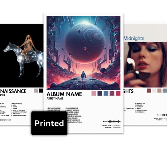 Discover Custom Music Album Cover Print