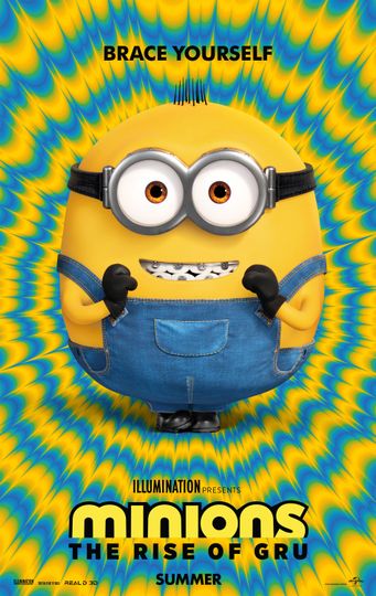 Discover Minions The Rise Of Gru Poster Kids Cartoon Movie Unframed Print | 87