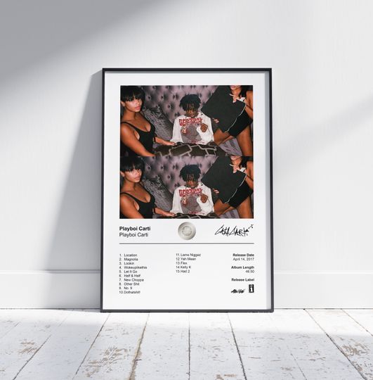 Discover Playboi Carti Album Cover Poster Print - Music Gift