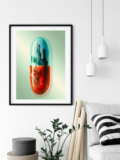 Discover The Matrix Film Poster -Home Cinema, Alternative, Unique- | Wall Art Print | Premium Design | Custom Poster | Home Decor | A3, A4,  Sizes
