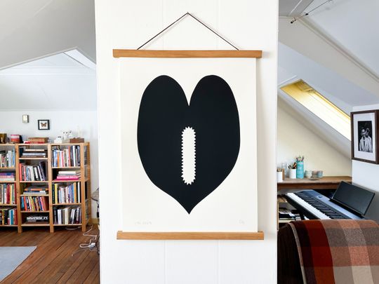 Discover Black Anthurium - Limited Edition Screen Print