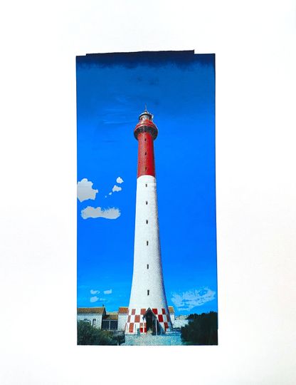 Discover Lighthouse - Silkscreen Art, Limited Edition Handmade Wall Mural