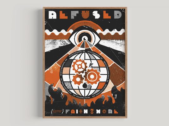 Discover Refused & Faith No More Tour Poster