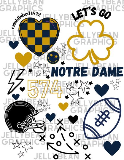 Discover ND PNG SVG Digital Download