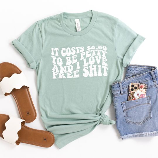 Discover Zero Dollars to Be Petty DTF Transfer - Humorous Shirt Design
