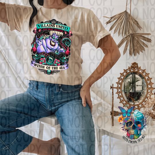 Discover Witch of the Sea Ready to Press DTF and Sublimation Transfer