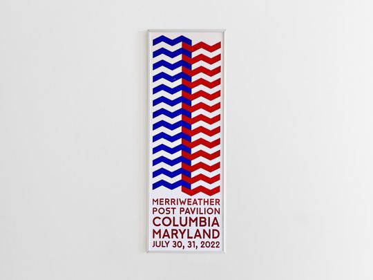 Discover Phish  Merriweather Post Pavilion Poster  2022 Summer Tour