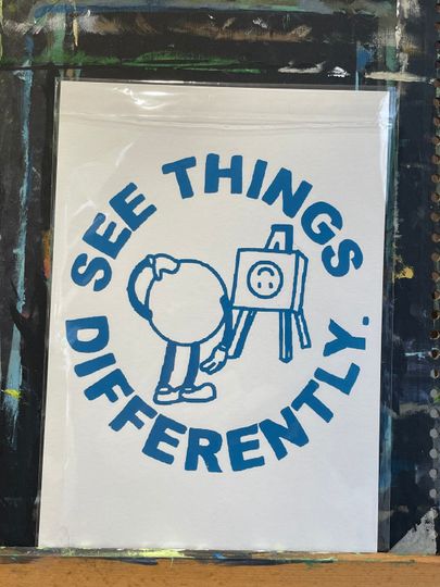 Discover Original See things differently screen print