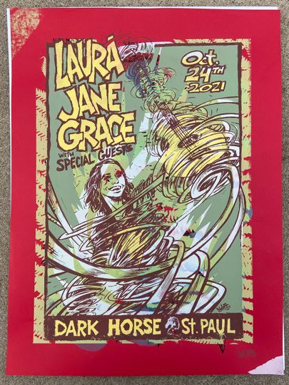 Discover Laura Jane Grace one of a kind test print