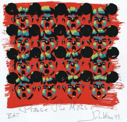 Discover Serigraphy John Keane (1954) - Praise The Mouse - United Kingdom - 1999