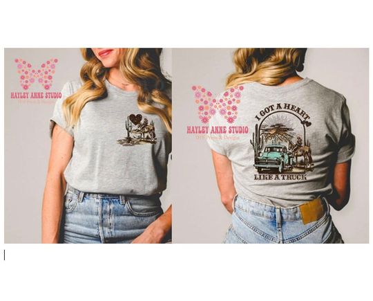 Discover Heart Like a Truck Music DTF Print - Ready to Press
