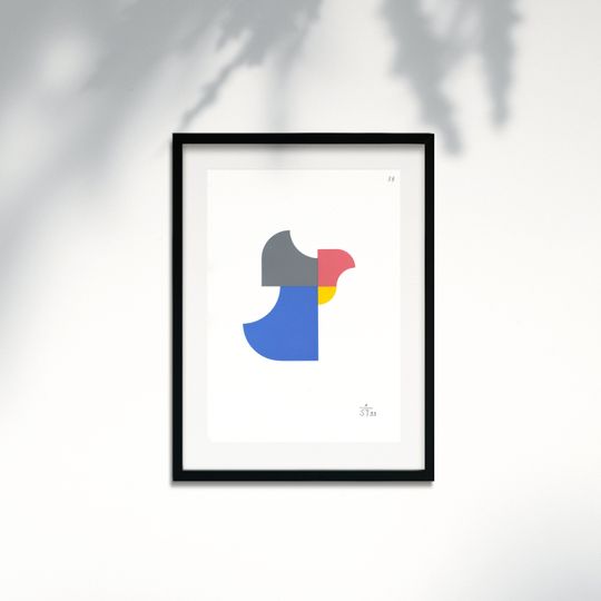 Discover Limited Edition Screen Prints, Anton Stankowski, Gift For Art Lovers, Modern Art Set, Geometric,  Plate 33