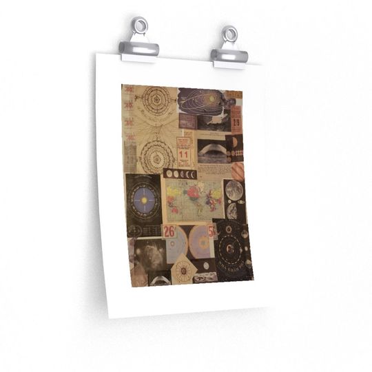 Discover Celestial Collagework Print