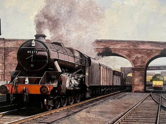 Discover Unframed Limited Edition Print of 100 of the Black 5 Train by Paul Joyce
