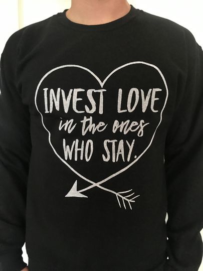 Discover Invest Love Crewneck Sweatshirt
