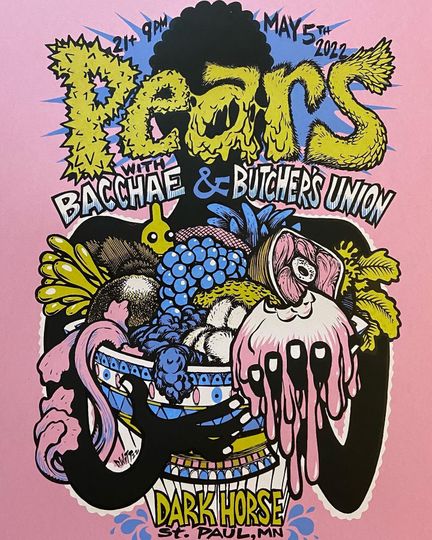 Discover Pears at Dark Horse limited edition screen print poster