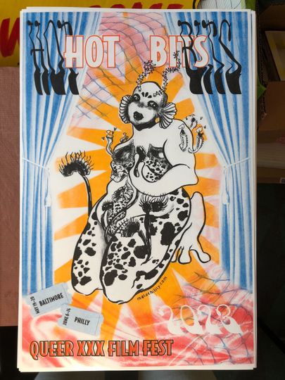 Discover Hot Bits Film Fest 2023 Riso Poster