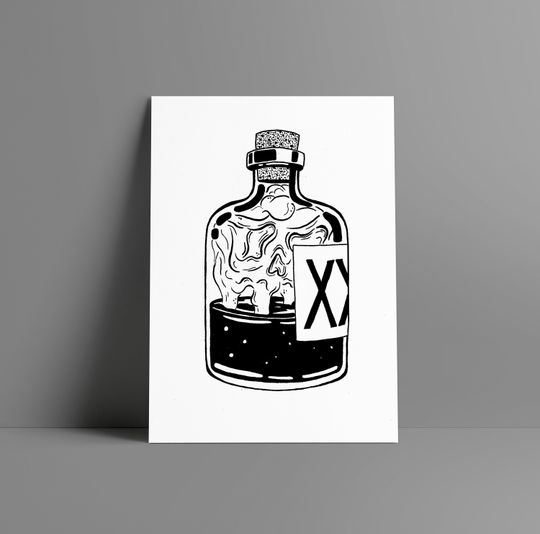 Discover Poison - Limited Edition A4 print