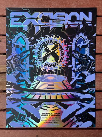 Discover Excision / FOIL /Summer Camp 2023 Poster