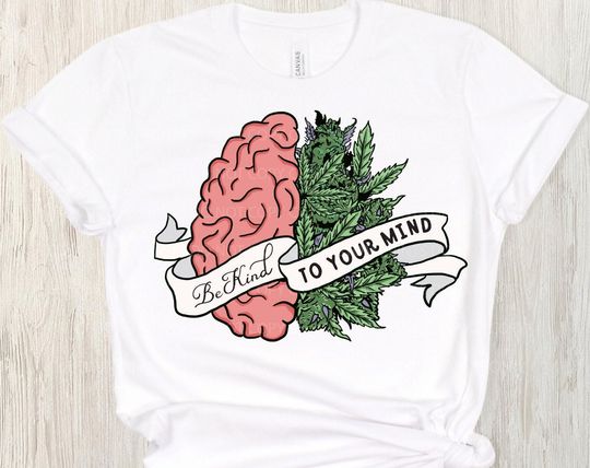 Discover be kind to your mind - DTF Transfer ready to press -24 hour turnaround timeframe
