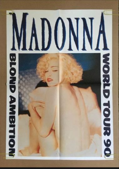 Discover Vintage original 1990 Madonna Blond Ambition World Tour music memorabilia