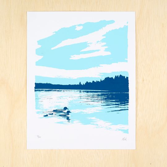 Discover Loon Family Blue