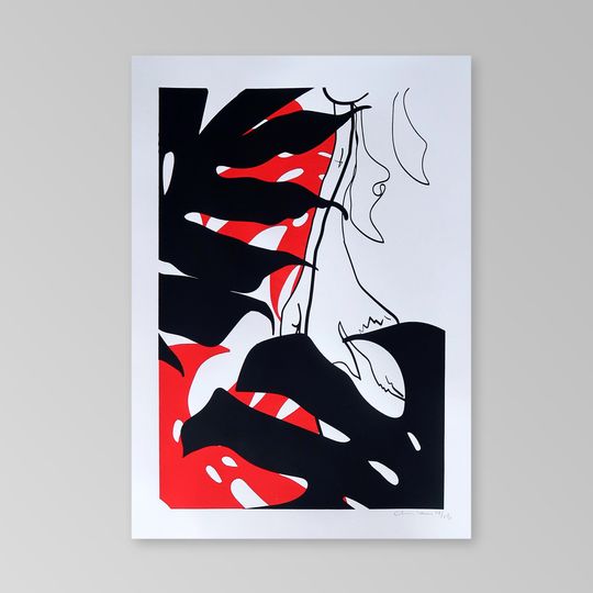 Discover Monstera secrets - silkscreen