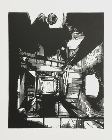 Discover Vertigo | Handmade Limited Edition Linocut Print