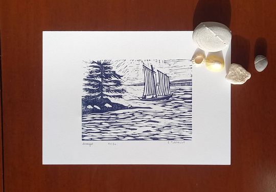 Discover Sinagot linocut