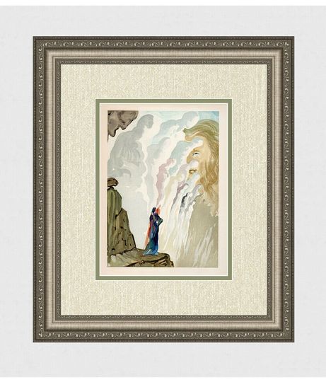 Discover Salvadore DALI  1960 Divine Comedy Woodcut "Divine Beauty" Gallery Framed Certificate of Authenticity