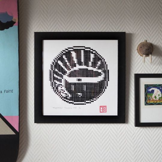 Discover Linocut printing - Teratoiid Nipponoiid 2018 - Limited edition