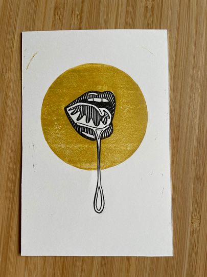 Discover Spit kink block print