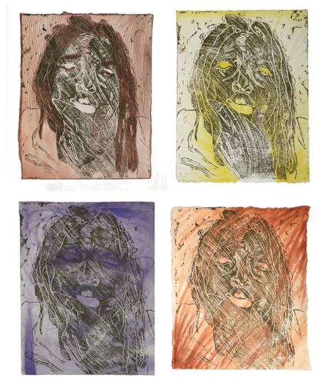 Discover PJ Unsupervised | Watercolored Linocut Prints | Original Artwork