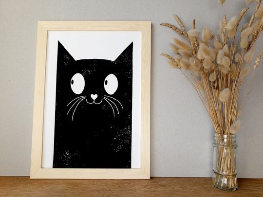 Discover Linocut - Oscar