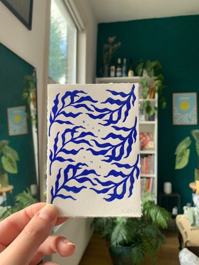 Discover Lino Print - 'Leave'