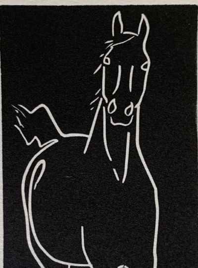 Discover Lino Print - Horse