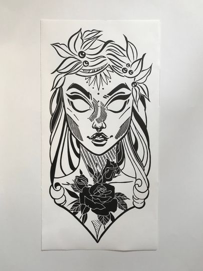 Discover The Girl with the Rosetattoo