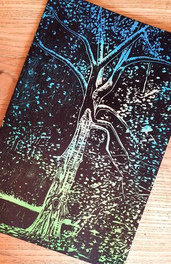 Discover Tatton Park Tree, Linocut Print