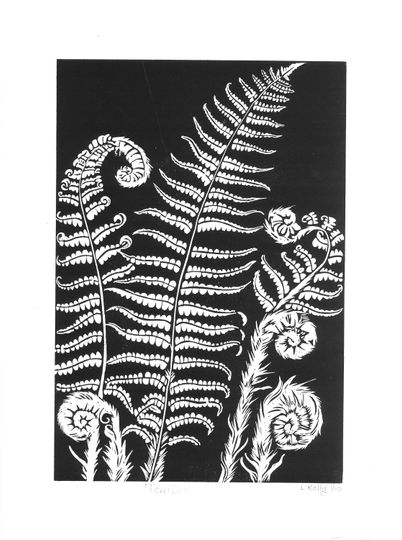 Discover Fern Dell Lino Print