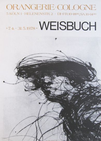 Discover Claude Weisbruch  - "Portrait" - Offset Lithograph Exhibition Poster - 1978